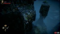 Run through the gauntlet, and be careful of the guards atop the vines part way through.