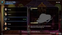 Her main deal is giving hints on where to recruit new characters.