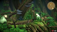 Use the pitcher plants to move to treasure chests in the forest.