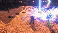 Lightning Surge strikes a column of characters for medium damage.