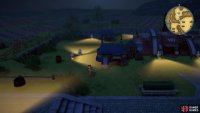 After activating the cutscene, head behind the tents and avoid the guards.
