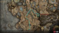 Follow the marked out route to find Thiollier. This starts from the Gravesite Plain Grace and ends at the Pillar Path Cross Grace.