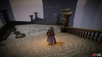 Be careful as there is a Horned Warrior patrolling these stairs.