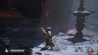 Follow the path from Valley Entrance until you reach here and go through the lava to the right.