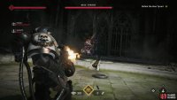 The Hive Tyrant is quite aggressive and can jump and charge about the battlefield, making it difficult to maintain sustained fire on the xeno.