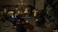 To the right of the ancient machinery that offended Gadriel you’ll find the body of a dead Tech-Priest, and near him is this mission’s final Dataslate.