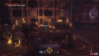 After the first Ripper segment, activate an unmarked terminal to open a door,