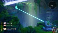 The second mirror you need to use is just up the hill and creates a light bridge to the teleporter.