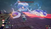 Be wary of the big sweeping attack, as it covers a large area.