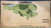 The location of the Li’l Cactus in Mylos Woods, on the map.