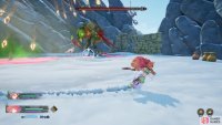 When it spews all of the projectiles from its belly, avoid all of the red markers.