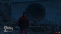 to find the action figure sitting in a sewer.