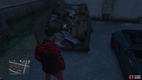 to find the action figure sitting in a trash pile.
