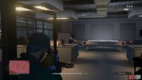 then take out the enemies on the top floor and download the data