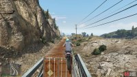 then ride along the roof to reach the engine. 