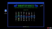 Complete the hack by clicking on the red letters