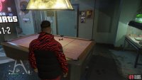 to find the Playing Card sitting on the pool table inside the Yellow Jack Inn.