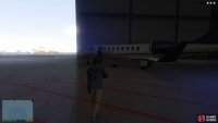 then steal this jet and escape the police.