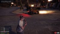 then destroy the cars with your grenades. 