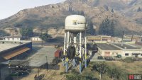 to find the signal jammer on to the water tank.