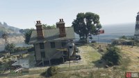 to find the signal jammer on the chimney.