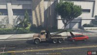then pickup the car and take it to the repair shop. 