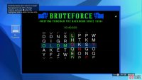 before interacting with the computer and selecting the red letters to create a password. 
