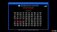 Match your numbers with the changing numbers to unlock the door
