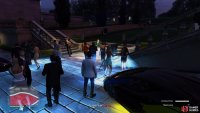 You can find the source of the music in the center of the area