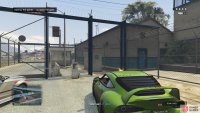 before shooting the panels to open the gates to exit the prison.