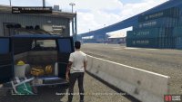 Collect the Dock Worker Uniform from the fan