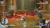 There is a large group of low level enemies here you can cut down while using the Merchant on your protagonist.