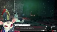 The game will force you into a stealth section with the large creature.