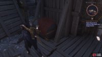 The chest will be next to the elevator.