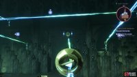 Place this on the left pedestal in the center of the room and point that generator at this point on the southern wall.
