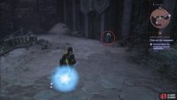 Bring the wisp south, around the corner, and place it on the pedestal.