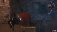 Where you’ll find the chest immediately to your left.