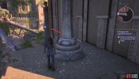 You’ll find the third statue to the right of the Dining Hall.