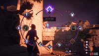 When you’re ready to move on, have Davrin use his “Griffon Strike” ability to drop a pallet, which will then serve as a platform you can climb.