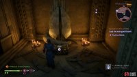 then loot a small chest to obtain the “Heavy Nevarran Tome” decor.