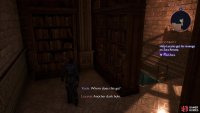 Interact with a bookcase to unlock a secret passage,