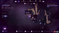 The location of the eighth chest on the Crossroads map.