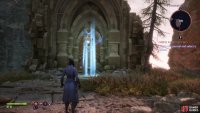Climb up to some high ground on the northeastern edge of the island to find this Evanuris altar.