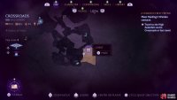 The location of the first unique chest on the Crossroads map.