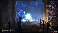 In the chamber with the third crystal puzzle in the Cavernous Tunnels you’ll find a barrier, behind which is a Memento and some treasure.