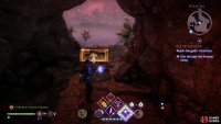then head into a nearby cave to find a chest.