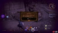 Search along the eastern edge of the warehouse to find a “Damp Notice”, which provides a clue.
