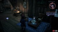 Grab the Blue Buttons memento on a table,