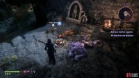 Defeat what little darkspawn stand in your way and check a corpse to confirm Oskar’s demise.