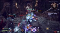 In the ruins beyond the Dalish camp you&rsquo;ll find a large group of Venatori - we focus on cutting down the mages atop the stairs.